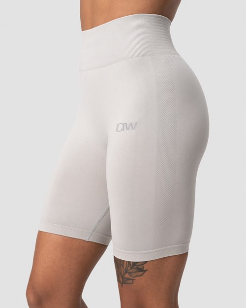 ICIW Define Seamless Biker Shorts Light Wmn Ljusgrå | 497531ZRH