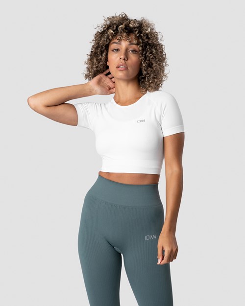 ICIW Define Seamless Cropped T-shirt Wmn Vita | 709531AMC