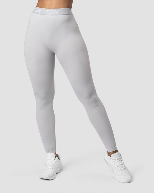 ICIW Define Seamless Logo Tights Wmn Light Ljusgrå | 684205BEK