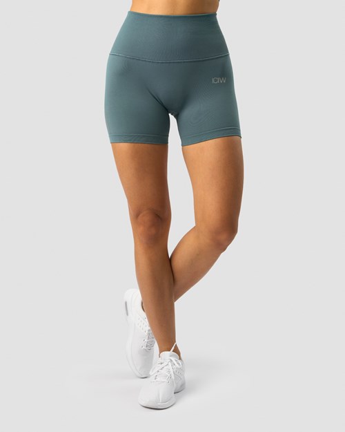 ICIW Define Seamless Pocket Shorts Wmn Jungle Mörkgröna | 079812CVB