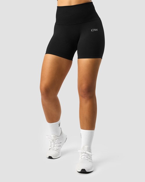 ICIW Define Seamless Pocket Shorts Wmn Svarta | 863297PRE