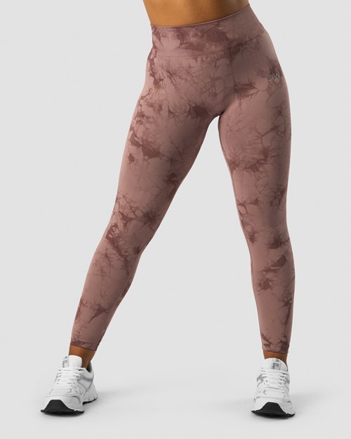 ICIW Define Seamless Tie Dye Tights Mauve Bruna | 409852WZU