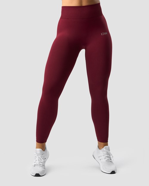 ICIW Define Seamless Tights Burgundy Mörkröda | 567049RBP