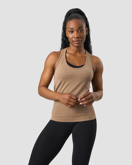 ICIW Everyday Seamless Tank Top Desert Sand Beige | 358267AVI