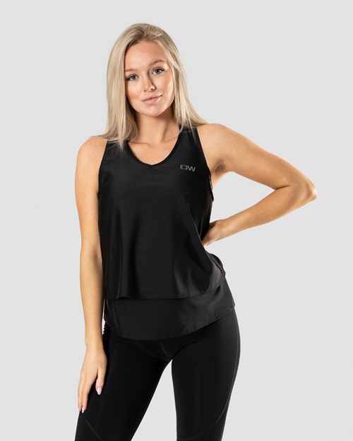 ICIW Maternity Nursing Tank Top Svarta | 107586GVW