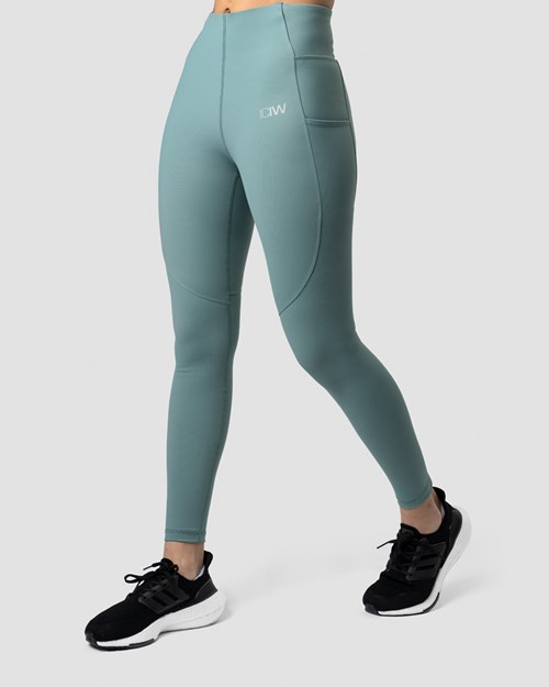 ICIW Mercury Compression Tights wmn Aqua Ljusgröna | 804269GZP