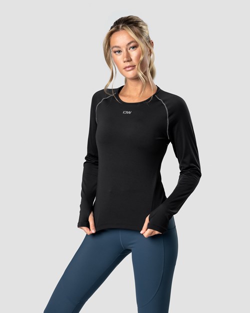 ICIW Mercury Reflective Long Sleeve Svarta | 789134LTB