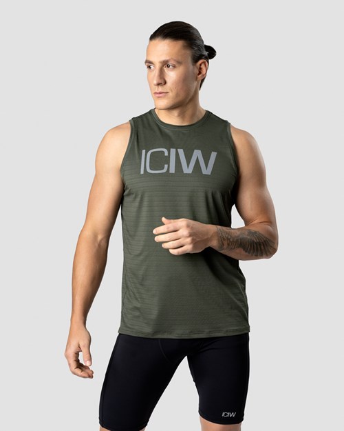 ICIW Mercury Tank top Pine Mörkgröna | 975360KLJ