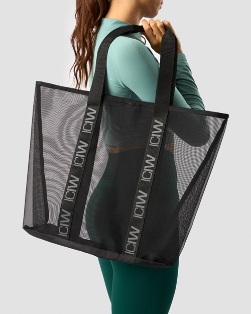 ICIW Mesh Tote Bag Svarta | 362905VTJ