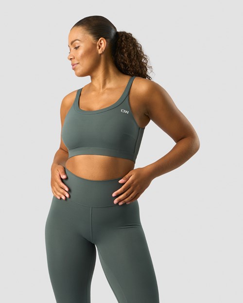 ICIW Nimble Sports Bra Elm Ljusgröna | 673158CWA