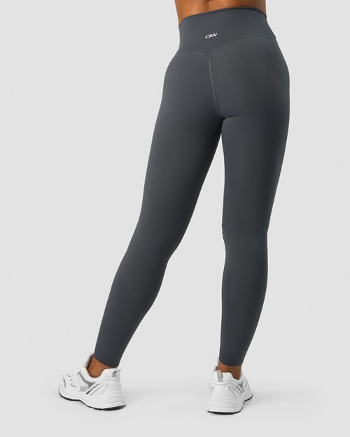 ICIW Nimble V-shape Tights Anthracite Mörkgrå | 687531TVU