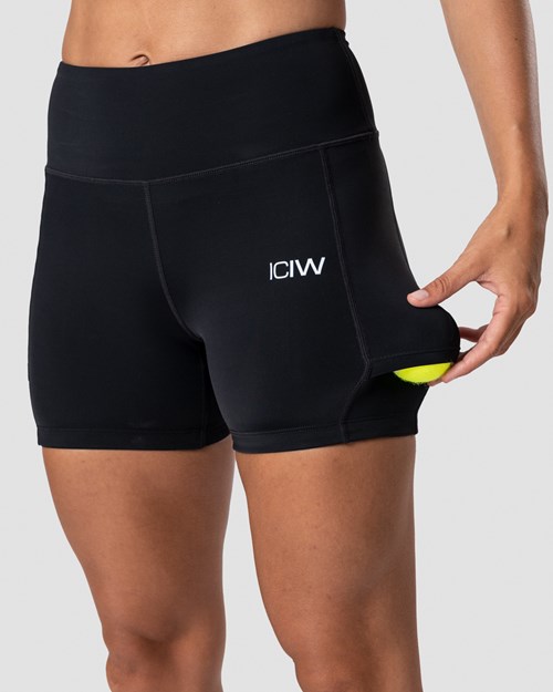 ICIW Smash Padel Shorts Wmn Svarta | 845603VNO