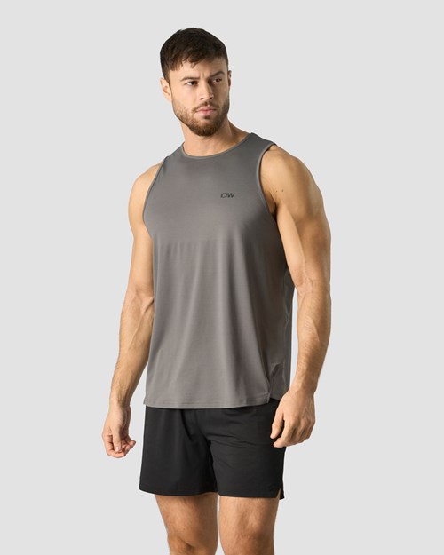 ICIW Stride Tank Top Mörkgrå | 916357PVY