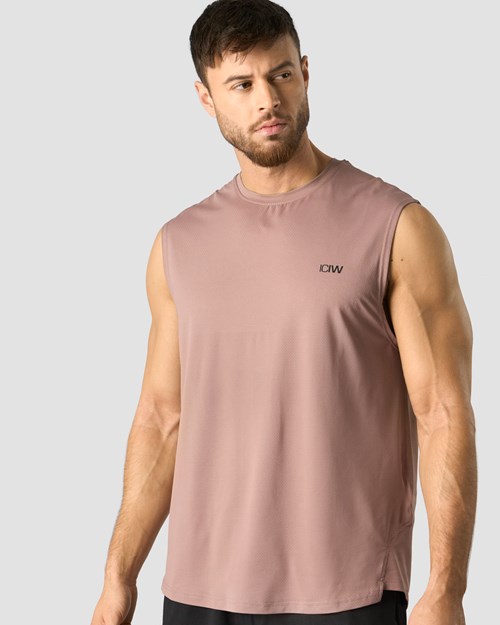 ICIW Stride Ärmlös T-shirt Light Mauve Lila | 613854BQH