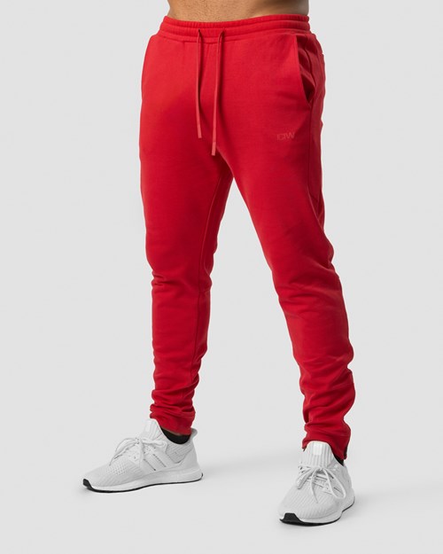 ICIW Tränings Club Sweat Pants Mörkröda | 842561UKY