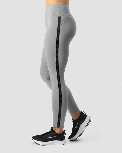 ICIW Ultimate Tränings Logo Tights Ljusgrå | 782651OTZ