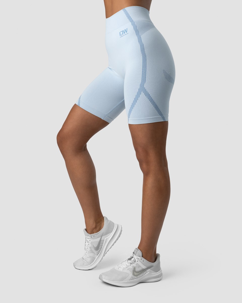 ICIW Blick Seamless Biker Shorts Light Ljusblå | 703561GMT