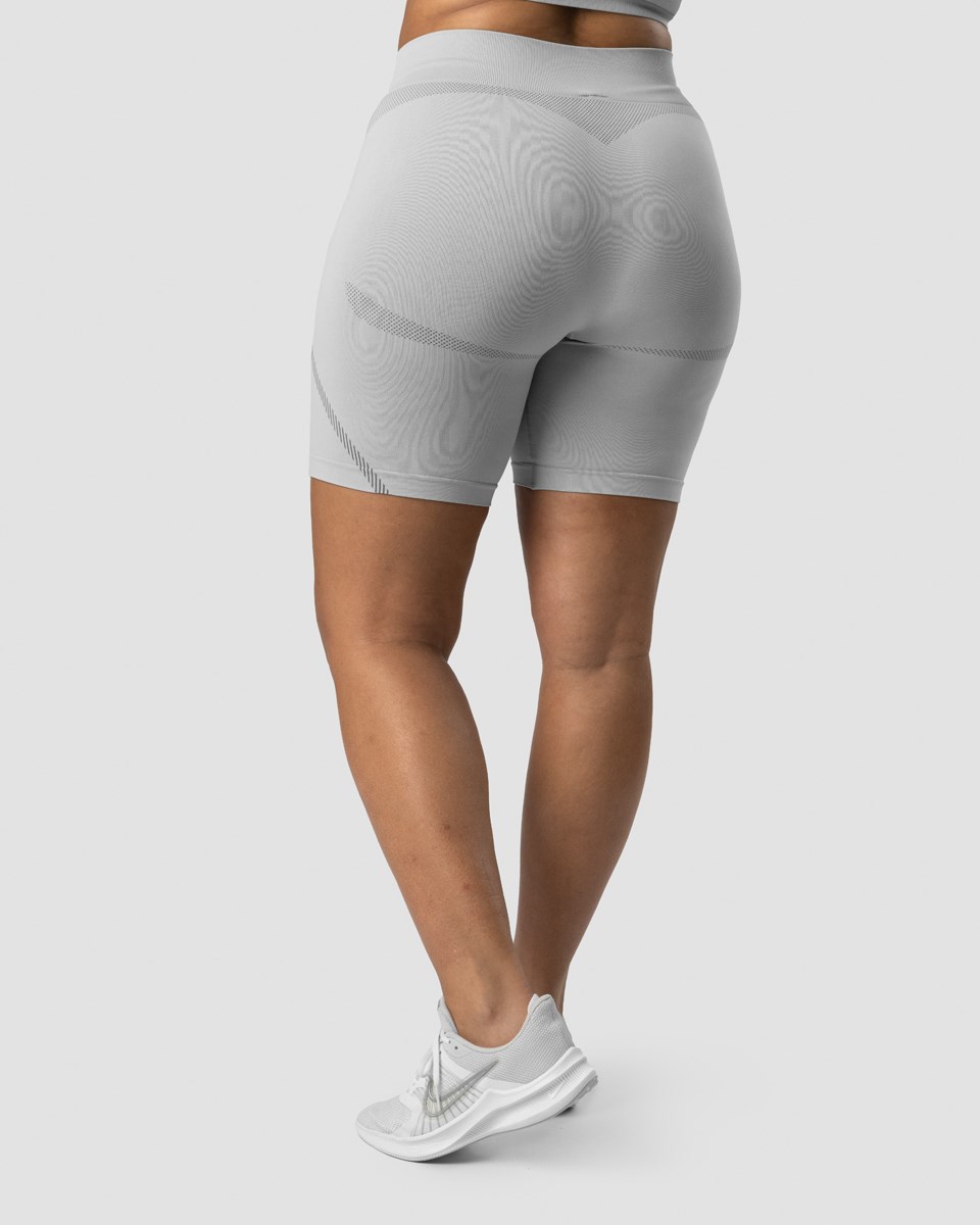 ICIW Blick Seamless Biker Shorts Light Ljusgrå | 759082HLJ