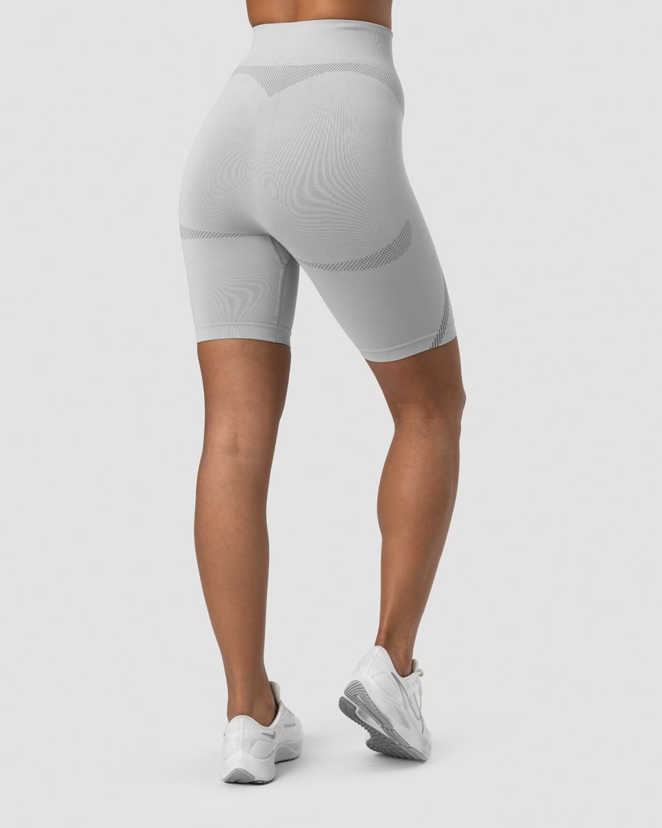 ICIW Blick Seamless Biker Shorts Light Ljusgrå | 759082HLJ