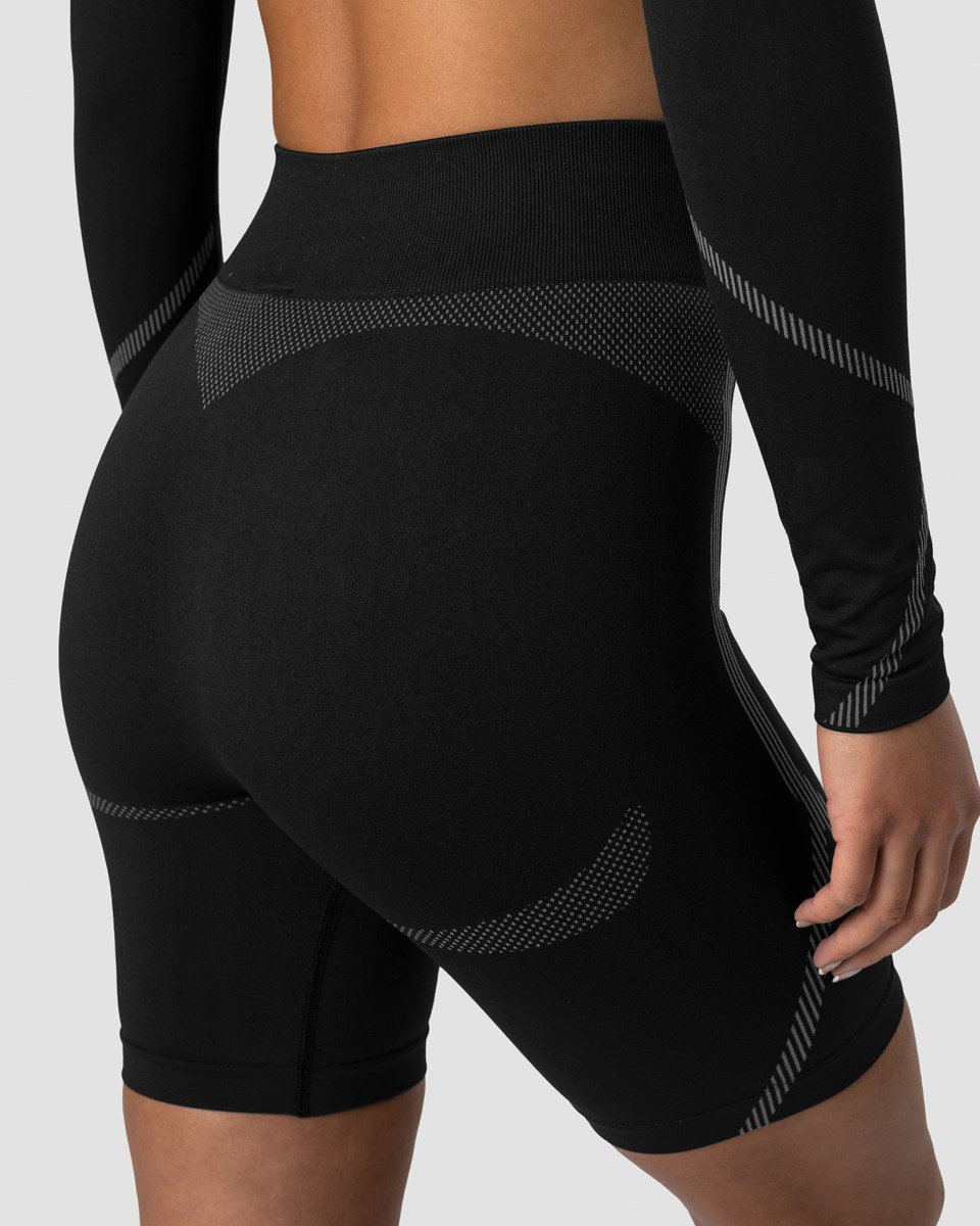 ICIW Blick Seamless Biker Shorts Svarta | 573260OFR