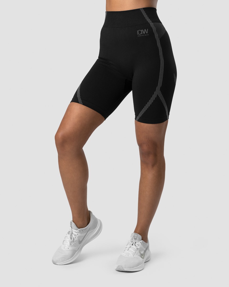 ICIW Blick Seamless Biker Shorts Svarta | 573260OFR