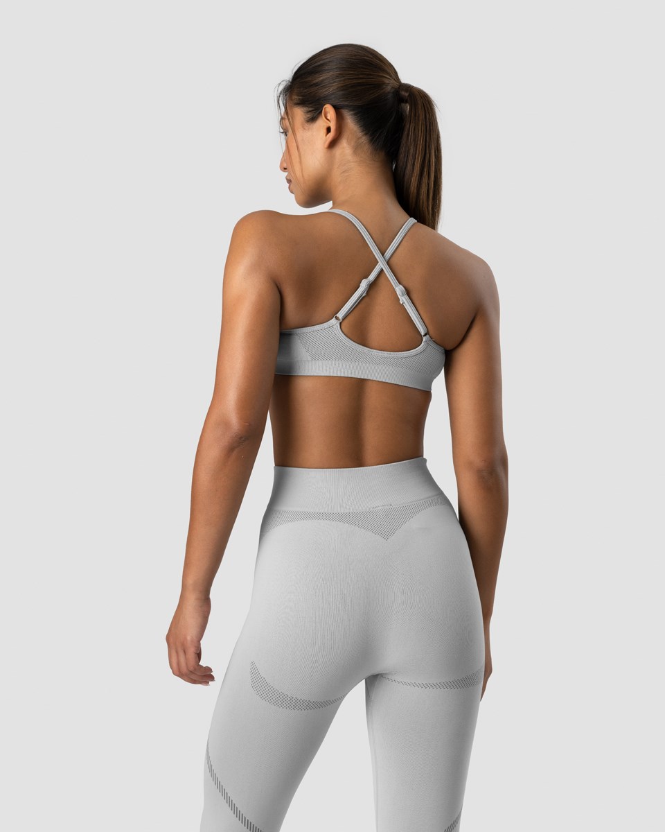 ICIW Blick Seamless Sports Bra Light Ljusgrå | 275968WFJ