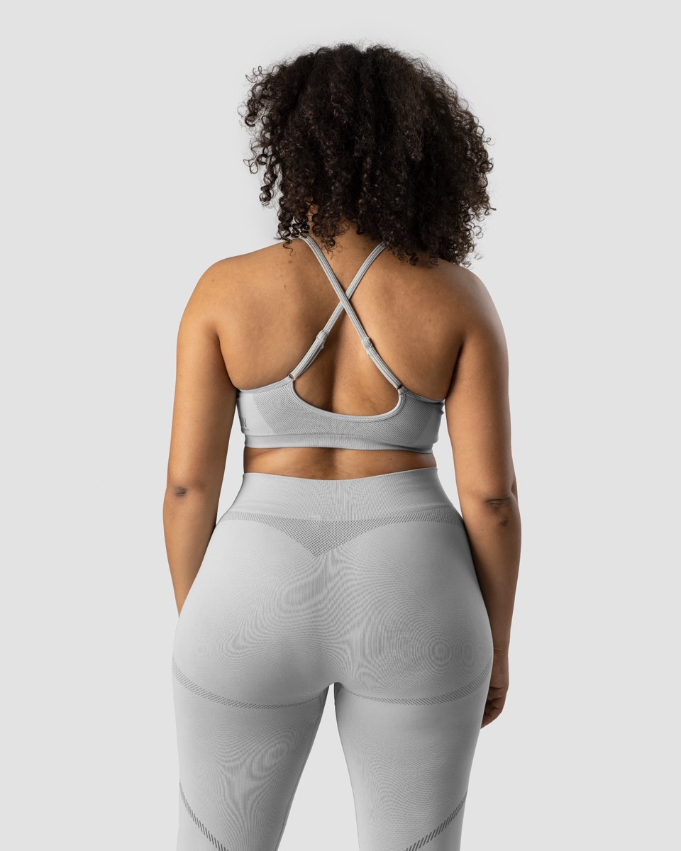 ICIW Blick Seamless Sports Bra Light Ljusgrå | 275968WFJ