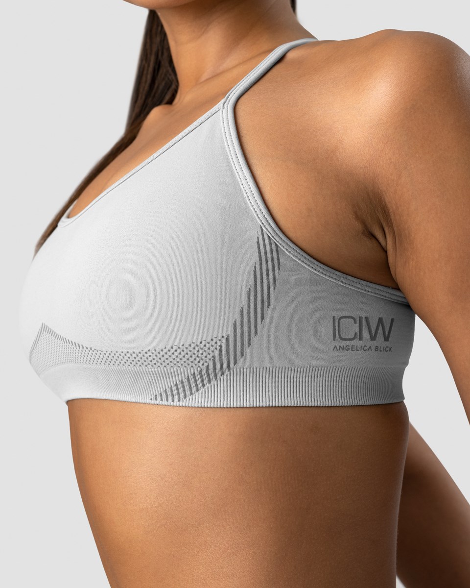 ICIW Blick Seamless Sports Bra Light Ljusgrå | 275968WFJ