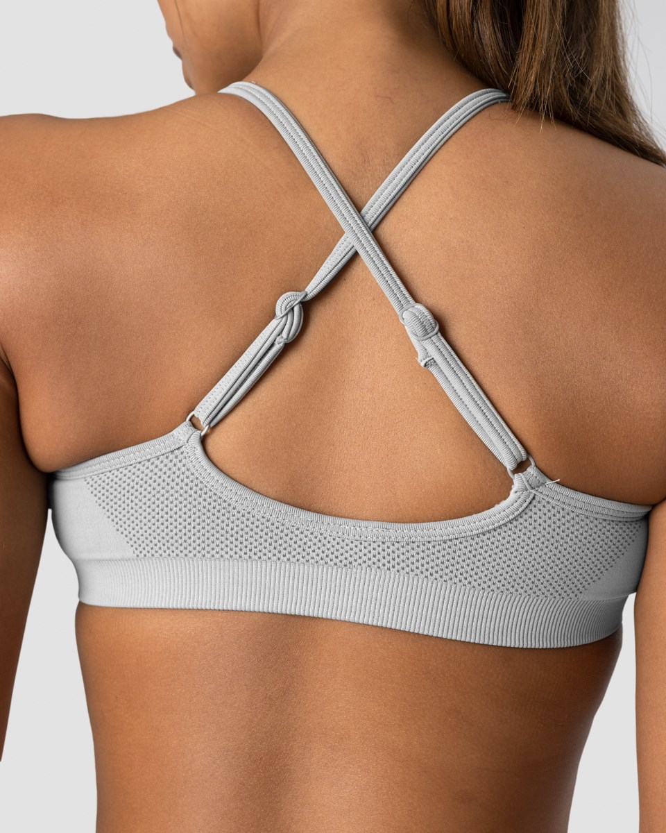 ICIW Blick Seamless Sports Bra Light Ljusgrå | 275968WFJ