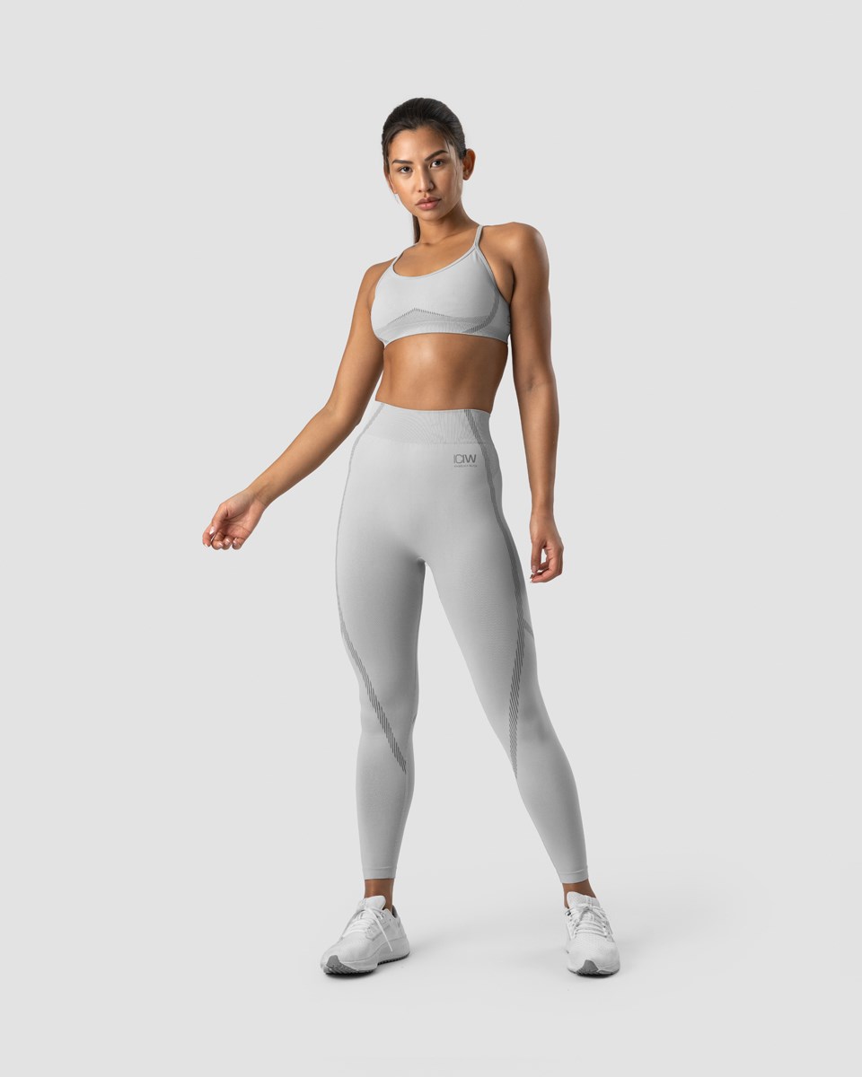 ICIW Blick Seamless Sports Bra Light Ljusgrå | 275968WFJ