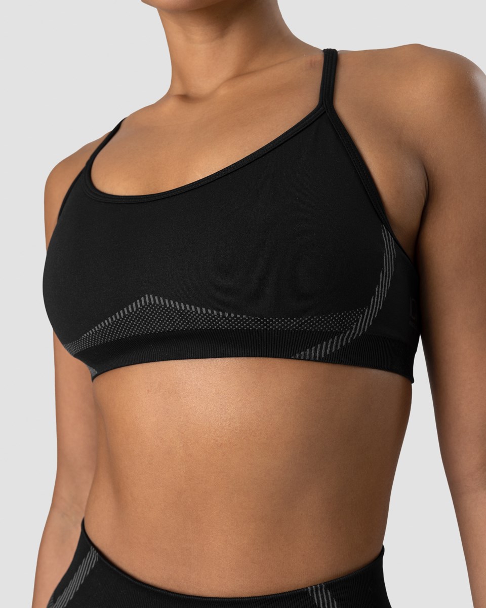 ICIW Blick Seamless Sports Bra Svarta | 138674VWP