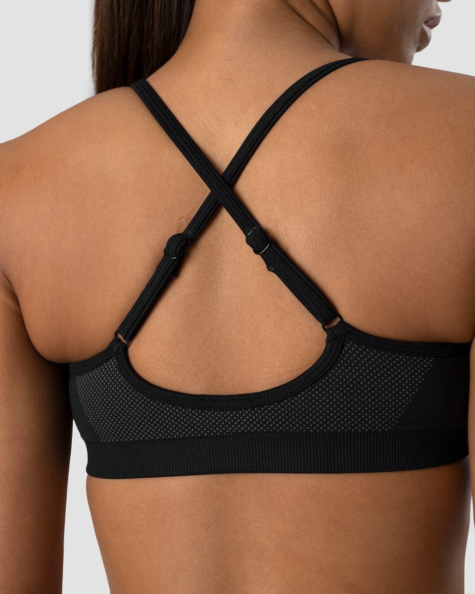 ICIW Blick Seamless Sports Bra Svarta | 138674VWP