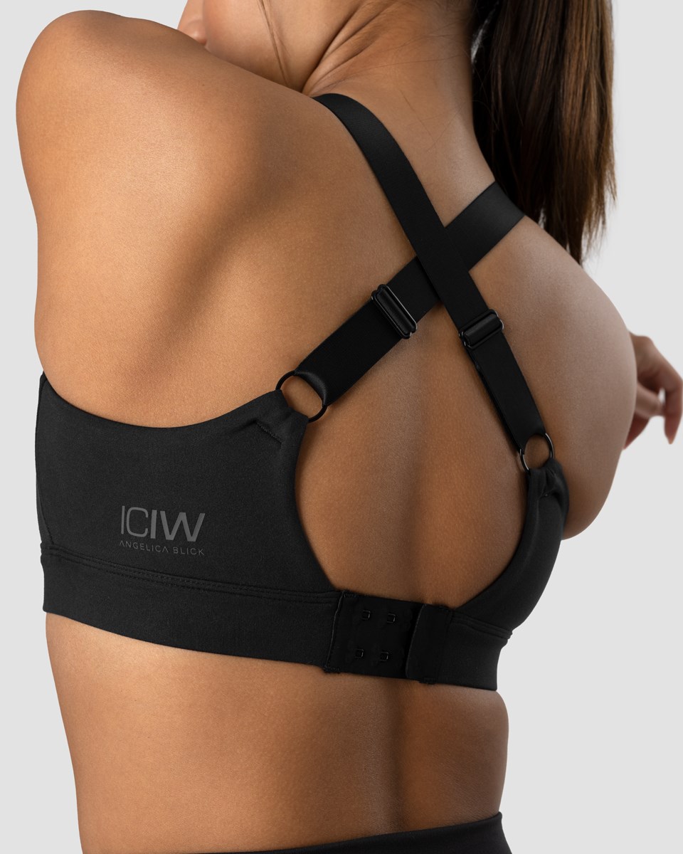 ICIW Blick Sports Bra Svarta | 628914HSB