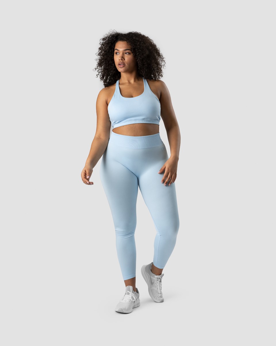 ICIW Blick Twisted Sports Bra Light Ljusblå | 529083VXH