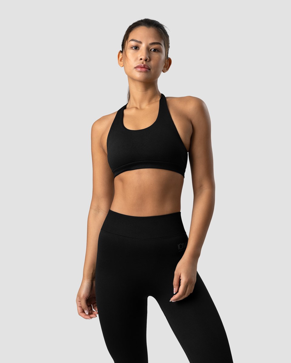 ICIW Blick Twisted Sports Bra Svarta | 642718OPR