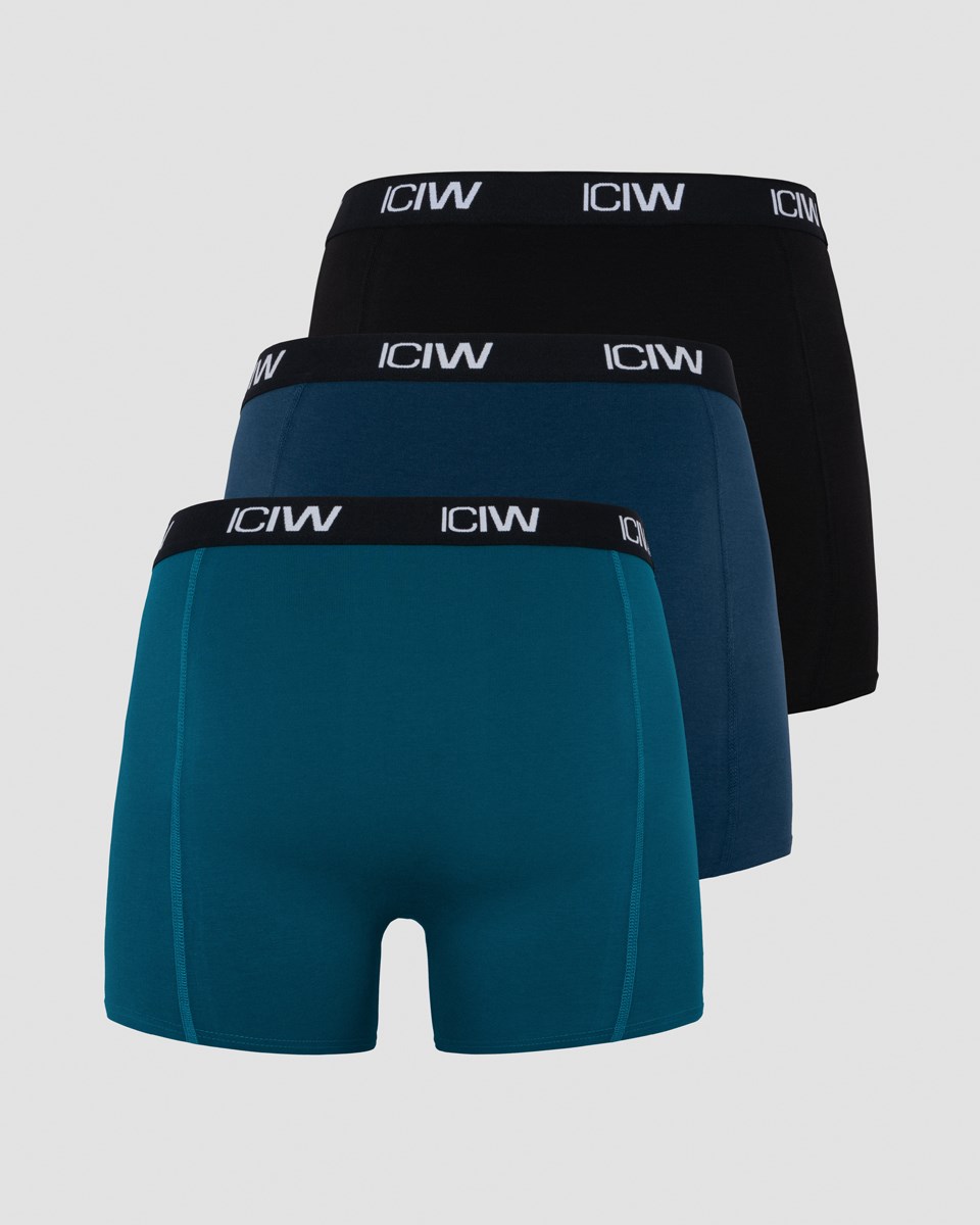 ICIW Boxer 3-pack Teal Svarta | 298157OCM