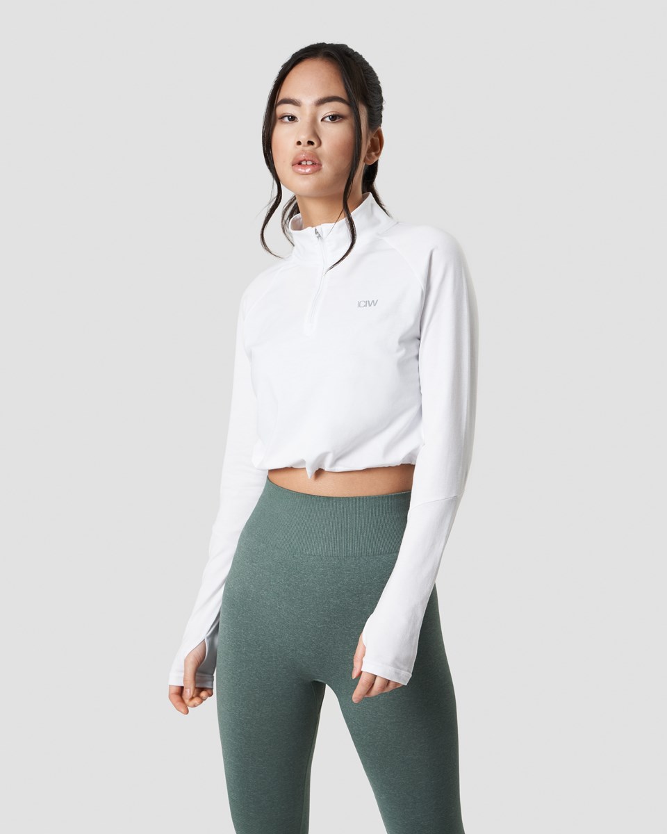 ICIW Define Cropped 1 4 Zip Adjustable Vita | 564127XFQ