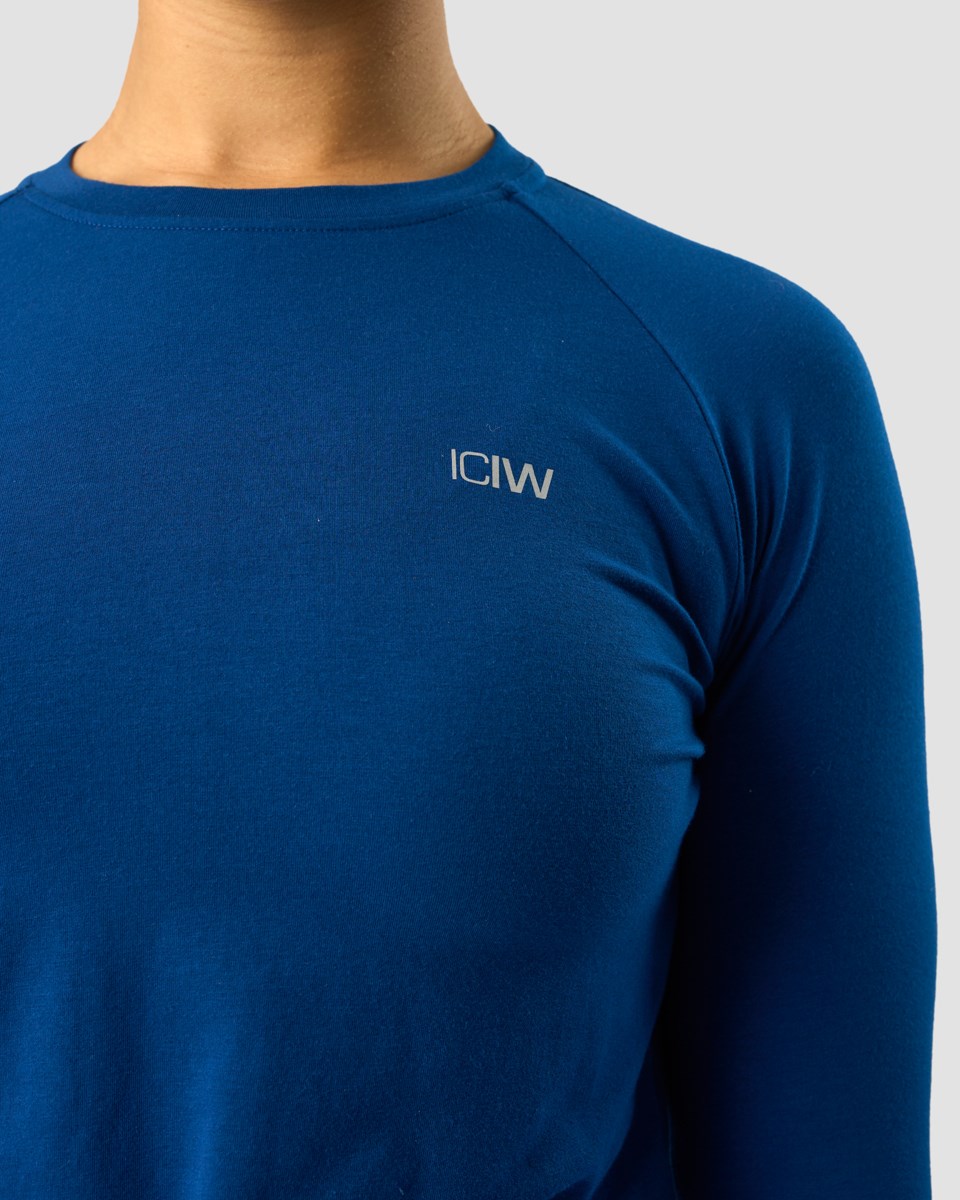 ICIW Define Cropped Adjustable Long Sleeve Mörkblå | 270846DQC