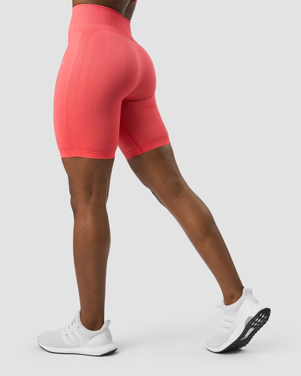 ICIW Define Seamless Biker Shorts Wmn Coral Ljusröda | 740169OAW