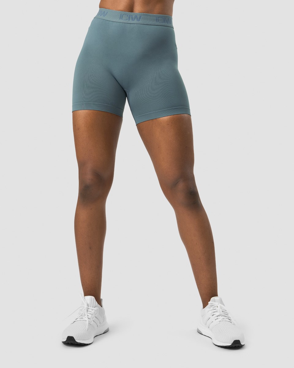 ICIW Define Seamless Logo Shorts Jungle Mörkgröna | 712609WGS