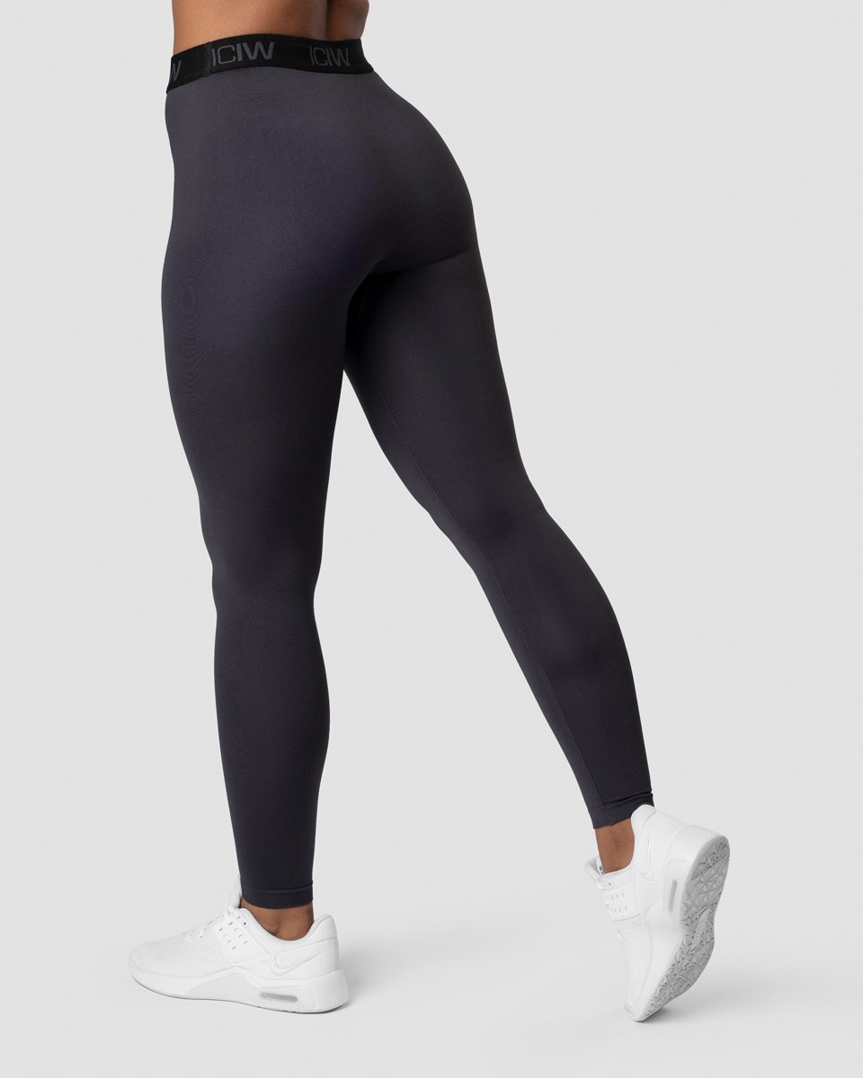 ICIW Define Seamless Logo Tights Wmn Graphite Mörkgrå | 603574KGI