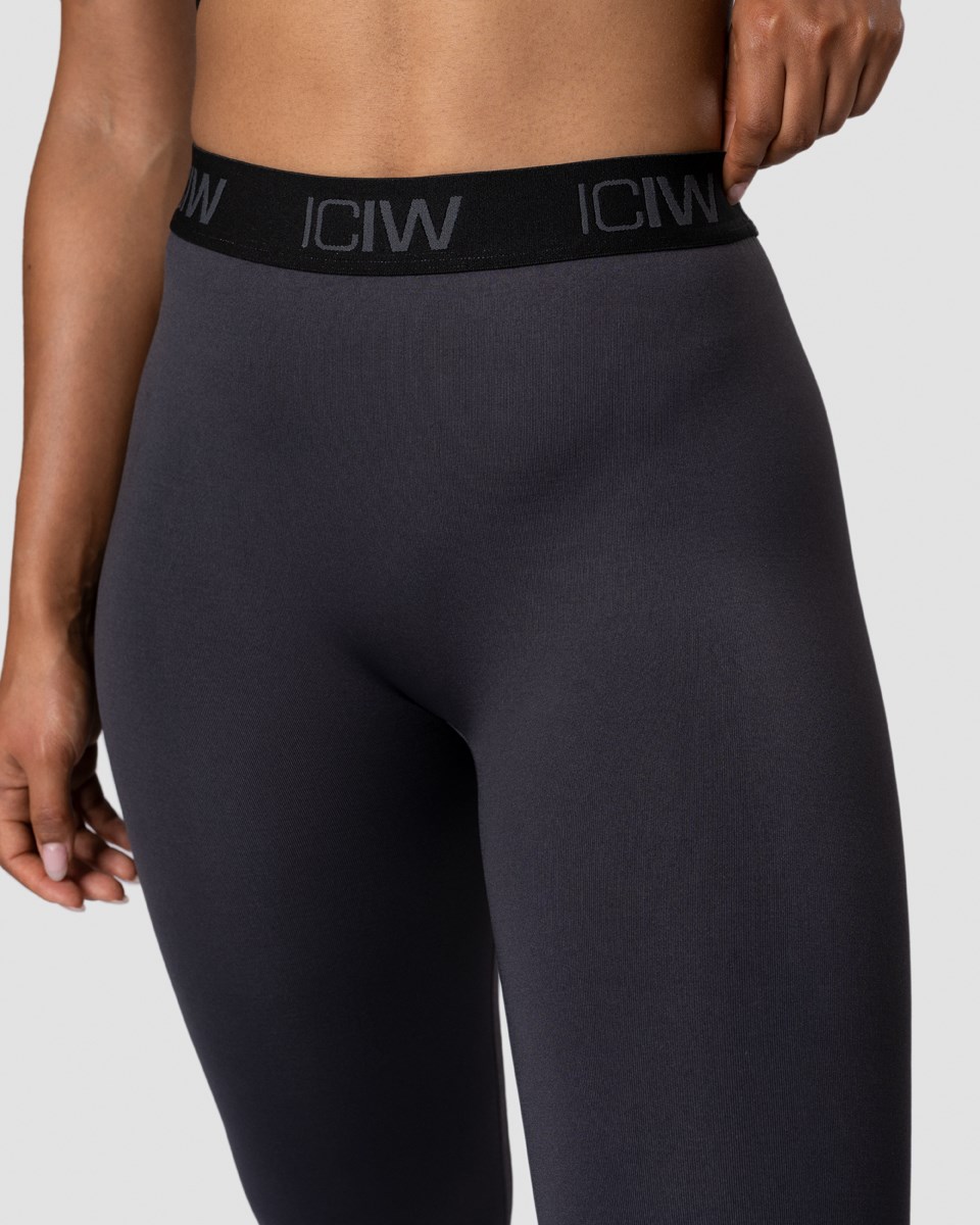 ICIW Define Seamless Logo Tights Wmn Graphite Mörkgrå | 603574KGI