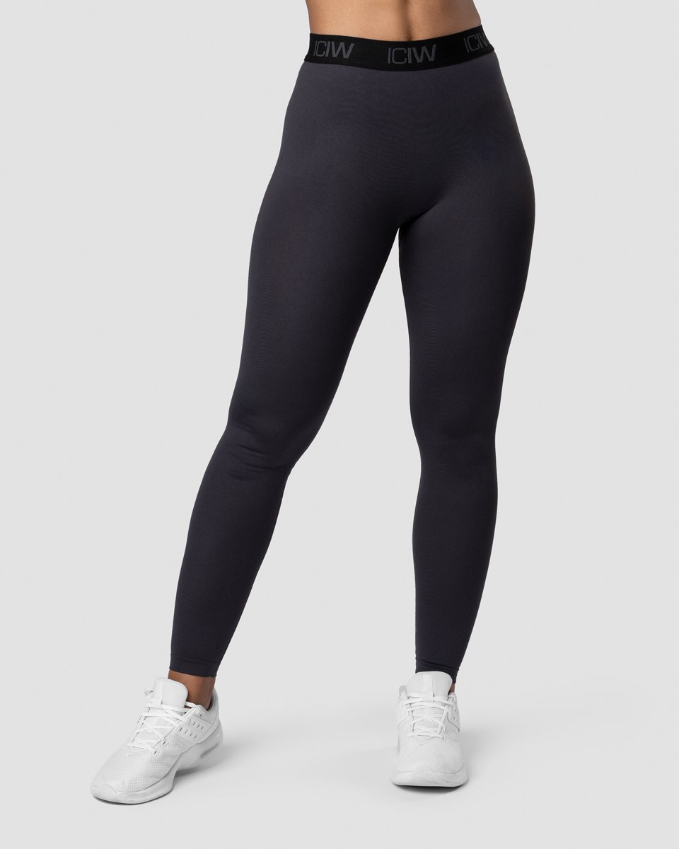 ICIW Define Seamless Logo Tights Wmn Graphite Mörkgrå | 603574KGI