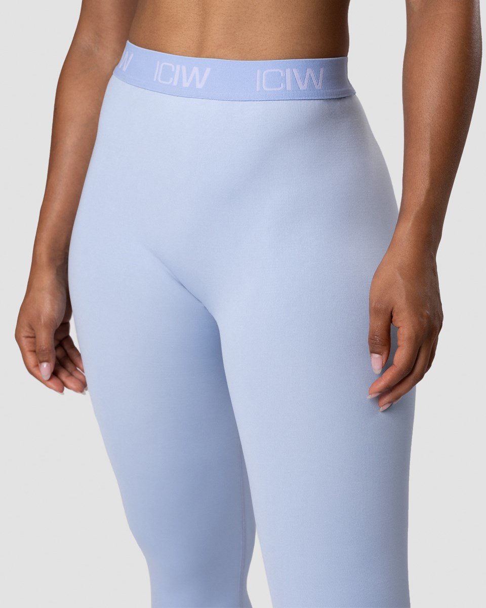 ICIW Define Seamless Logo Tights Wmn Powder Ljusblå | 398647IFN