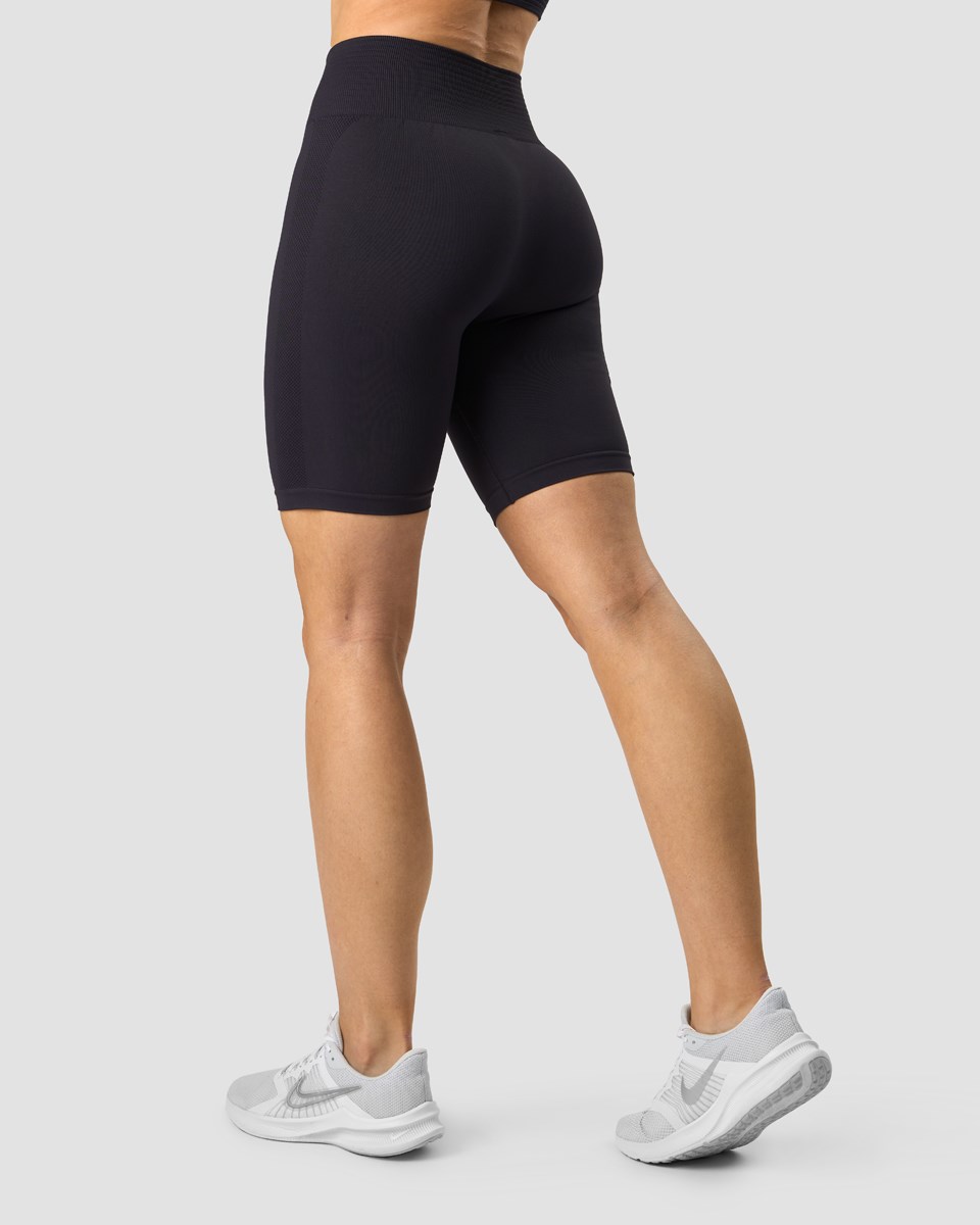 ICIW Define Seamless Pocket Biker Shorts Dk Graphite Mörkgrå | 178036GVA