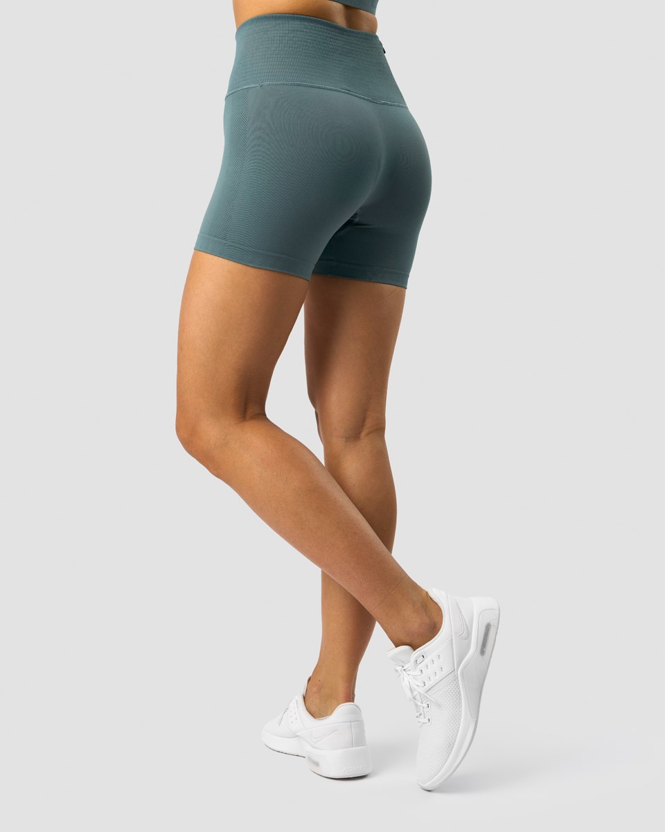 ICIW Define Seamless Pocket Shorts Wmn Jungle Mörkgröna | 079812CVB