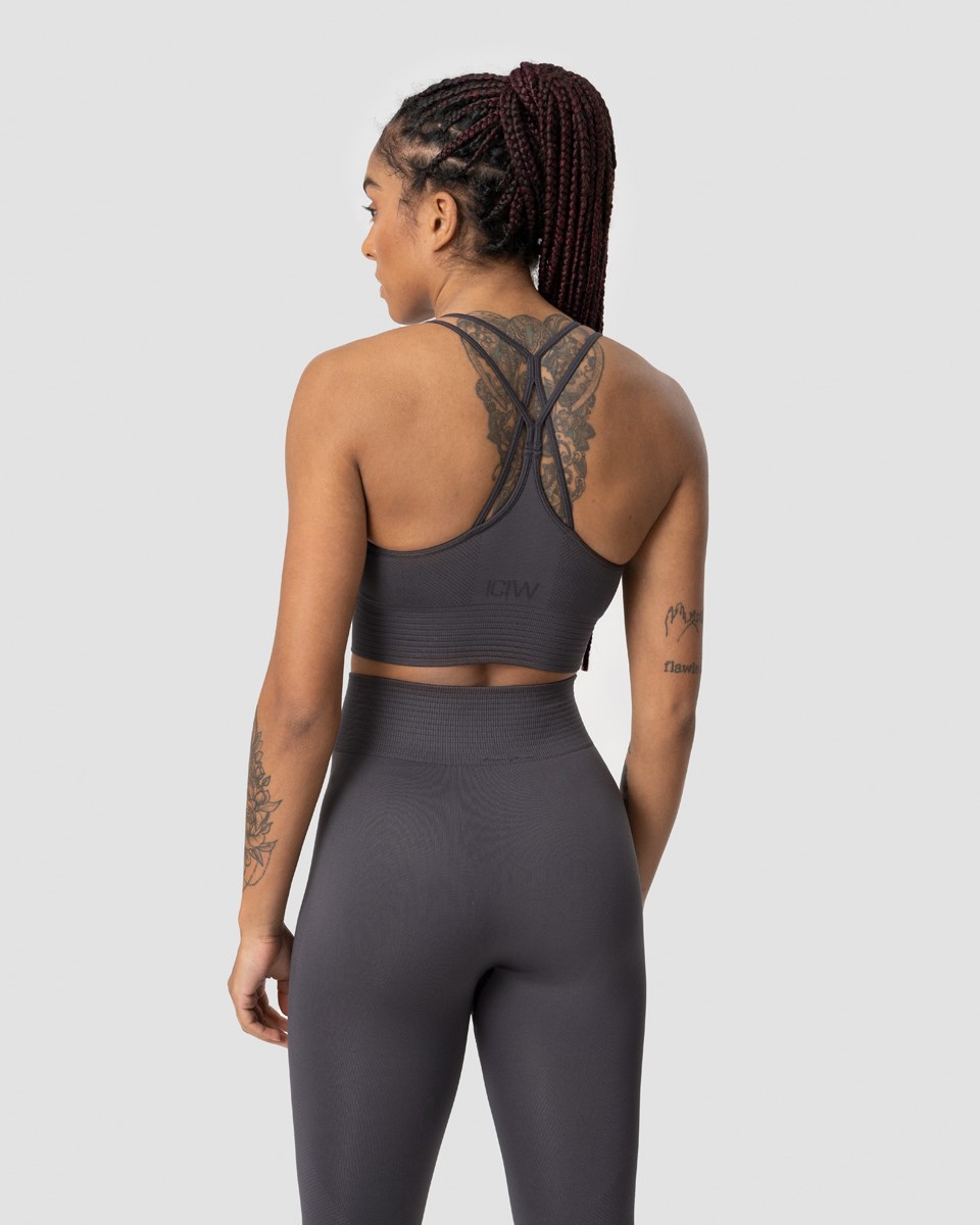 ICIW Define Seamless Sports Bra Graphite Mörkgrå | 615947YIN