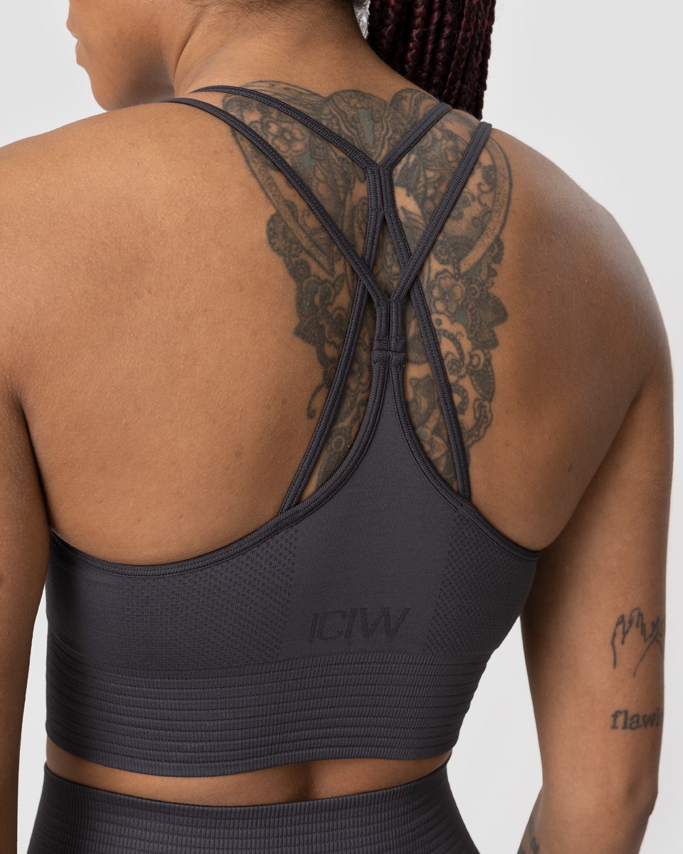 ICIW Define Seamless Sports Bra Graphite Mörkgrå | 615947YIN