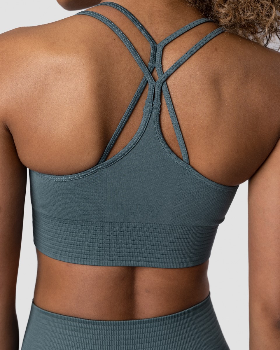 ICIW Define Seamless Sports Bra Jungle Mörkgröna | 649285OCE