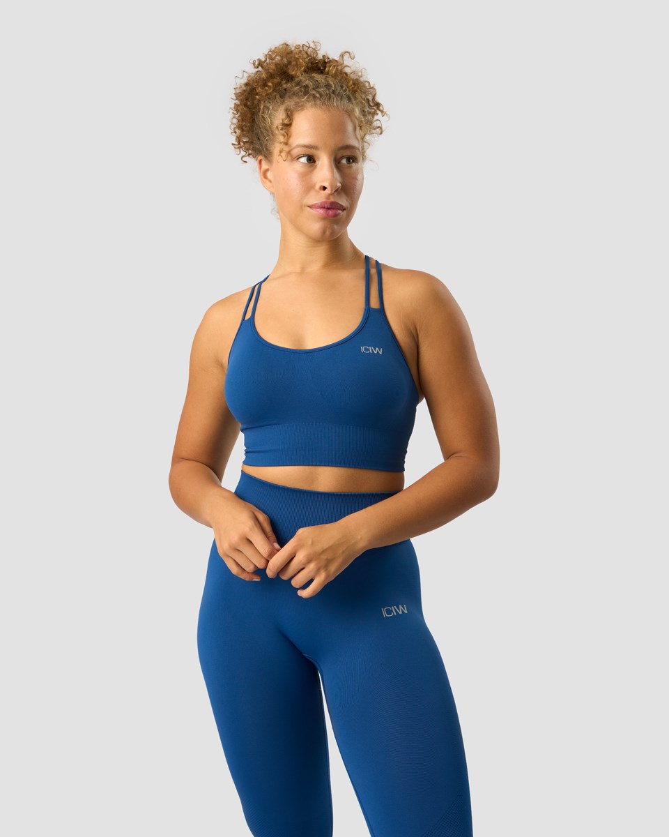 ICIW Define Seamless Sports Bra Mörkblå | 765401AWV